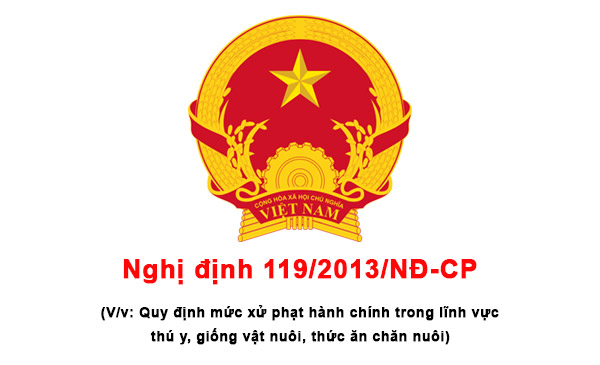 Nghị định 119/2013/NĐ-CP của Chính phủ Nghị định 119/2013/NĐ-CP của Chính phủ