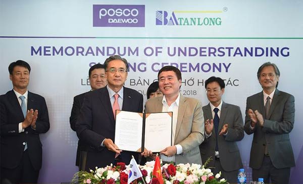 Tập đoàn Posco Deawoo sẽ hợp tác với Tập đoàn Tân Long trong kinh doanh nguyên liệu thức ăn chăn nuôi, nuôi heo và chế biến thịt Tập đoàn Posco Deawoo sẽ hợp tác với Tập đoàn Tân Long trong kinh doanh nguyên liệu thức ăn chăn nuôi, nuôi heo và chế biến thịt