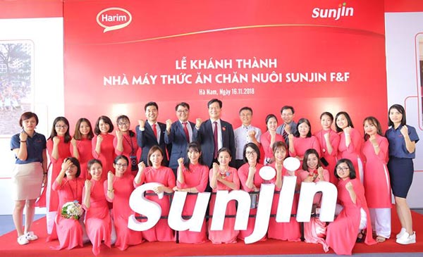 Công ty TACN Sunjin có mặt tại Việt Nam từ năm 2004 Công ty TACN Sunjin có mặt tại Việt Nam từ năm 2004