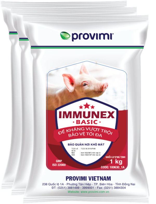 Sản phẩm ImmuneX Basic - Nâng cao sức đề kháng cho vật nuôi Sản phẩm ImmuneX Basic - Nâng cao sức đề kháng cho vật nuôi