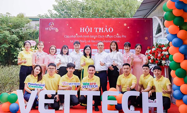 Hội thảo có chủ đề “Cập nhật tình hình Dịch tả lợn Châu phi tại Việt Nam và Vaccine phòng bệnh” do Công ty Cổ phần Thú y Vettech tổ chức Hội thảo có chủ đề “Cập nhật tình hình Dịch tả lợn Châu phi tại Việt Nam và Vaccine phòng bệnh” do Công ty Cổ phần Thú y Vettech tổ chức